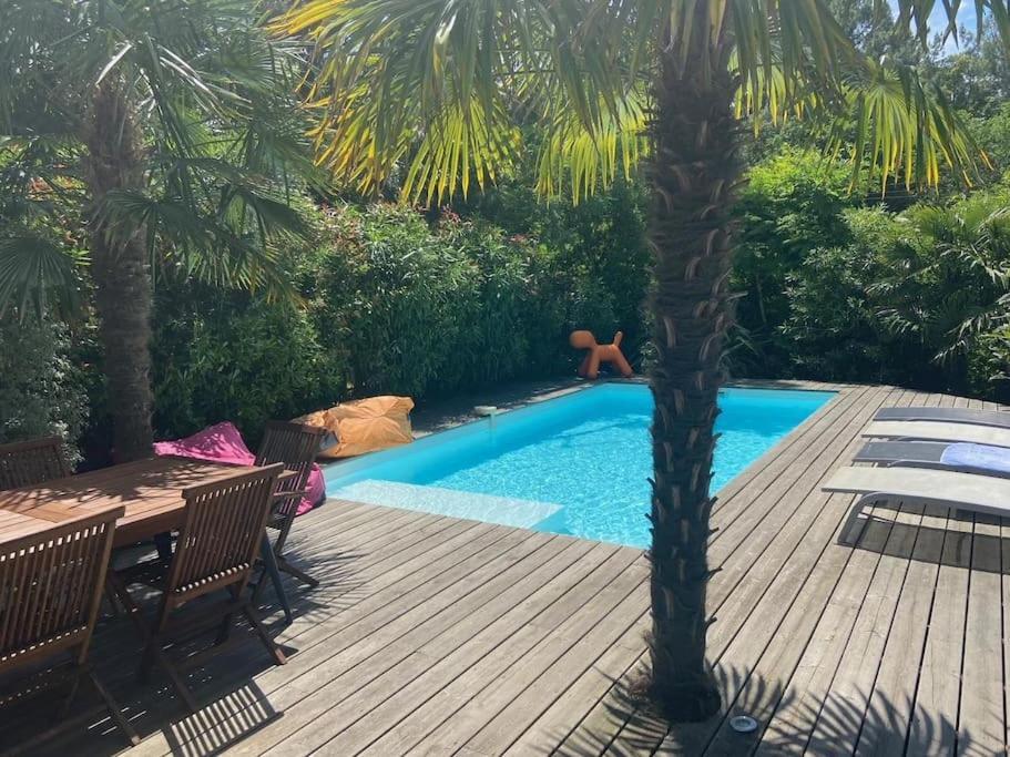 Villa Arcachon 12 Pers Avec Piscine Chauffee 1 Mai Au 30 Sept Exterior photo